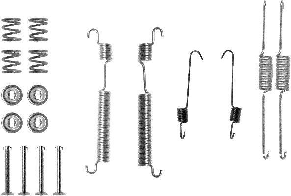 TEXTAR Σετ βοηθ. εξαρτημάτων, σιαγόνες φρένου 97016500 Σετ βοηθητικα εξαρτημάτων σιαγόνες φρένου TEXTAR Hyundai i10 97016500