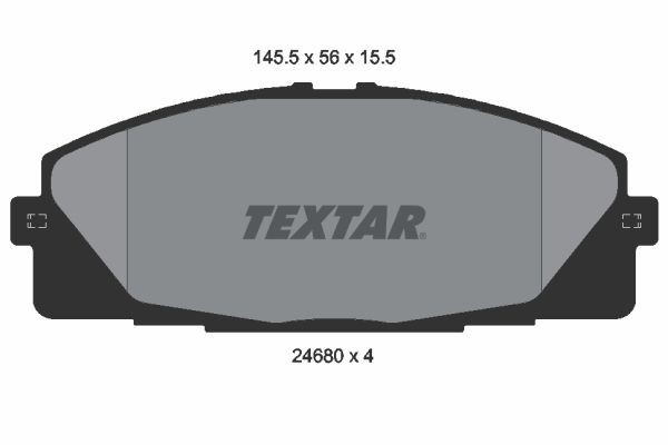 Bremžu kluči TEXTAR 2468001 TEXTAR 2468001 Bremžu klucis priekšējie un aizmugurējie Toyota HIACE 2014