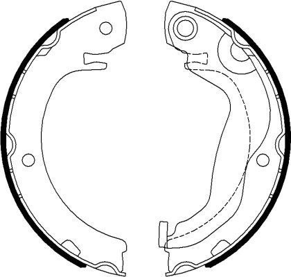 TEXTAR Handbromsbackar 91077300 91077300 TEXTAR handbroms TOYOTA C-HR