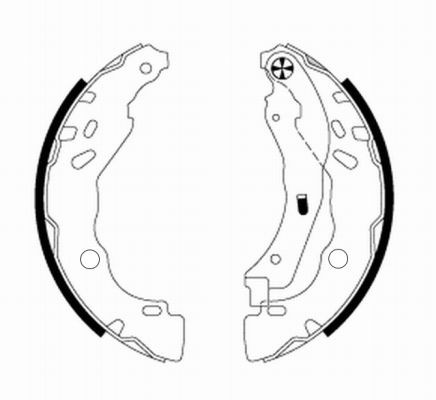 TEXTAR Bromsbacksats 91077200 91077200 TEXTAR bromsbackar Hyundai COUPE