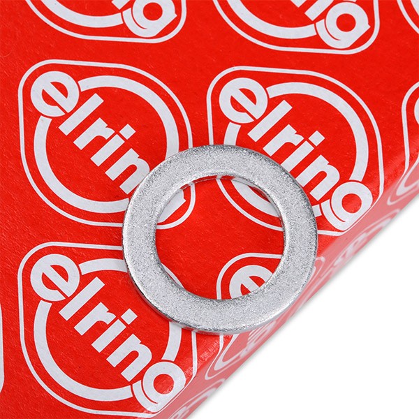 ELRING Seal, oil drain plug 243.600 ELRING 243.600 LAND ROVER 88/109 Mk2A Off-Road Convertible oil sump plug replacement