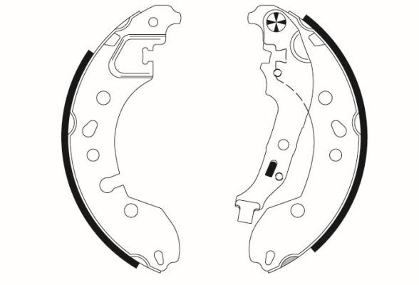 TEXTAR Remschoenset 91080700 TEXTAR 91080700 Remschoenen set Renault Twingo 3 prijs