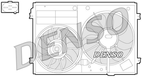 DENSO Kühlerlüfter DER32012 DER32012 Elektrolüfter NISSAN CABSTAR E DENSO kaufen