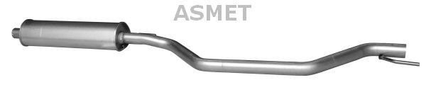 ASMET Midtre lydpotte 05.175 Midtre lyddemper ASMET Opel MANTA 05.175