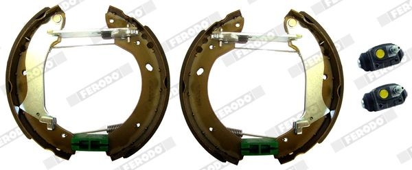FERODO Bremsesett, trommebremse FMK564 FERODO FMK564 Bremsesett, trommebremse LAND ROVER Freelander I SUV (L314) 2.5 V6 4x4 177 hk 2001