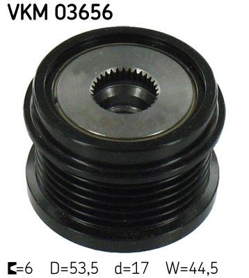 SKF Generaatori vabakäik VKM 03656 SKF Üksikosad LAND ROVER VKM 03656