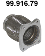 EBERSPÄCHER Prużný diel výfuku 99.916.79 99.916.79 Pletenec výfuku VOLVO 760 EBERSPÄCHER