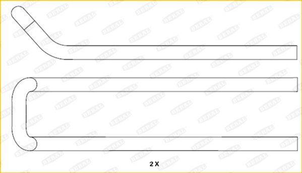 BERAL Monteringssats, bromsbelägg UAC176 UAC176 BERAL monteringssats, bromsbelägg Mercedes 124-serie