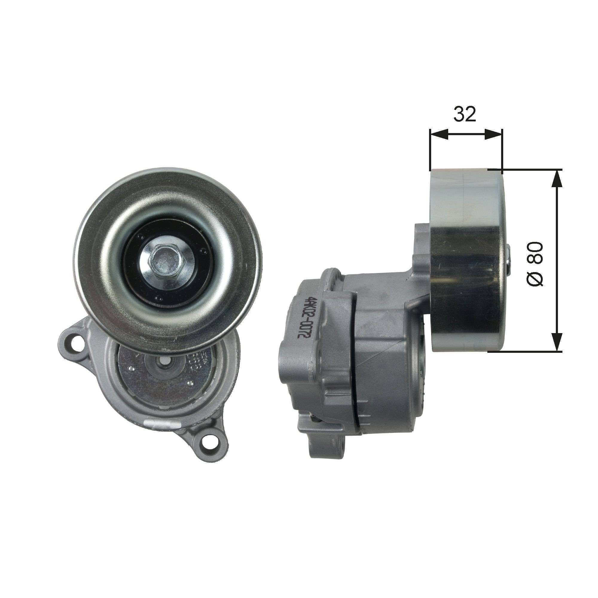 GATES Spännrulle, aggregatrem T38489 GATES T38489 spännrulle kamrem XT Coupe (XT) pris