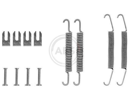 A.B.S. Accessory Kit, brake shoes 0610Q A.B.S. 0610Q FIAT 127 Hatchback (127) accessory kit brake shoes replacement