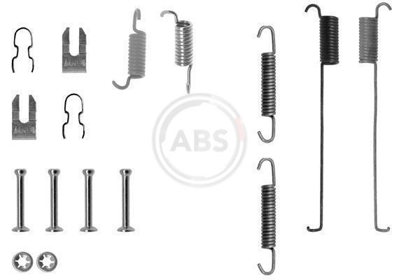 A.B.S. Kit accessori, Ganasce freno 0739Q 0739Q costo Kit di accessori per ganasce freno FORD ESCORT A.B.S.
