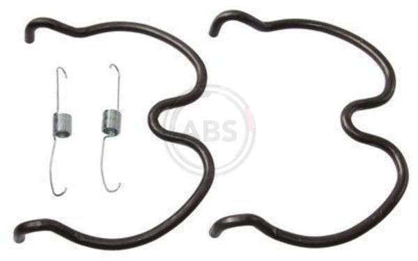 A.B.S. Toebehoren, remschoen 0837Q Rem montageset Opel A 0837Q A.B.S.