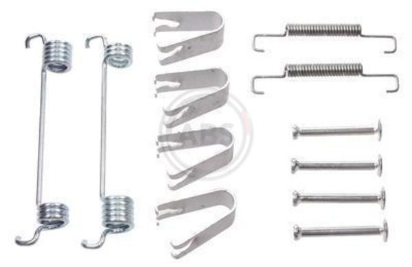 A.B.S. Kit de acessórios, maxilas de travão de estacionamento 0875Q A.B.S. 0875Q originais Kit de acessórios maxilas do travão OPEL VECTRA preço