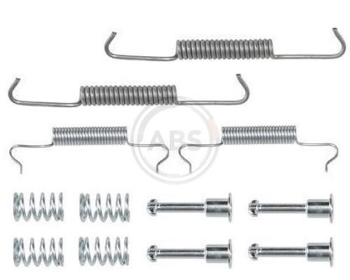 A.B.S. Kit d'accessoires, mâchoires de frein de stationnement 0887Q Kit d'accessoires frein de stationnement A.B.S. RIO 0887Q pas cher