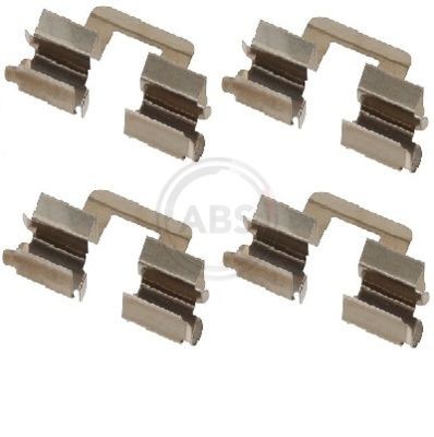 A.B.S. Lisakomplekt, ketaspiduriklotsid 1606Q A.B.S. 1606Q Lisakomplekt, ketaspidurikate Audi A4 B7 Sedaan hind