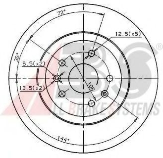 A.B.S. Disco freno 16975 A.B.S. 16975 Dischi freno Shamal (AM339) prezzo