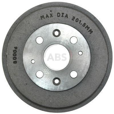 Brake drum A.B.S. 2730-S A.B.S. 2730-S 2000 MAZDA 3 brake drum replacement