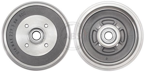 A.B.S. Brake drum 2758-SC A.B.S. 2758-SC HONDA PRELUDE brake drum replacement