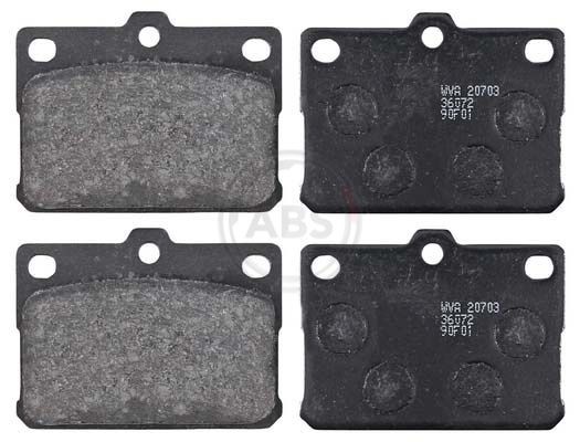 A.B.S. Bremseklosser 36072 Sportsbremseklosser A.B.S. Daihatsu YRV 36072