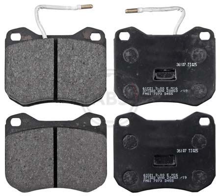 A.B.S. Pastilhas de travão 36107 A.B.S. 36107 Pastilhas de travão Peugeot 504 Cabrio a um preço acessível