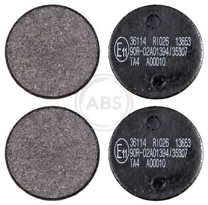 A.B.S. Kit pastiglie freni 36114 A.B.S. 36114 Kit pastiglie freni CITROЁN Dyane Hatchback 6 29 CV 1969