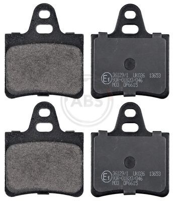 A.B.S. Kit pastiglie freni 36129/1 A.B.S. 36129/1 Kit pastiglie freni