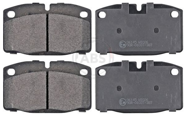A.B.S. Brake pad set 36145 A.B.S. 36145 front and rear brake pads Opel Manta B CC