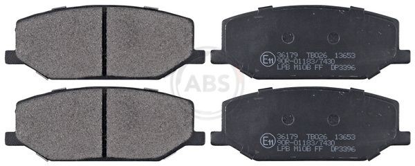 A.B.S. Brzdové doštičky/platničky 36179 A.B.S. 36179 Brzdové doštičky/platničky SUZUKI Samurai SUV (SJ) 1.9 D pohon vsetkych kolies 64 KS 1999