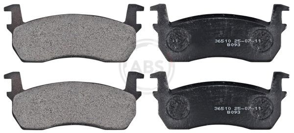 A.B.S. Bremseklosser 36510 A.B.S. 36510 Bremsekloss-sett Nissan Micra K10 pris
