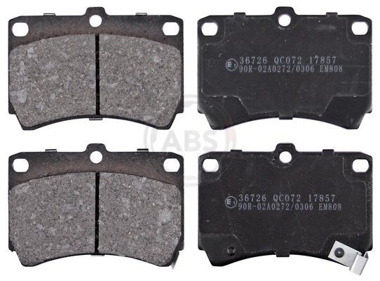 Plaquettes de frein A.B.S. 36726 A.B.S. 36726 Plaquettes de frein avant et arrière Kia RIO 2004