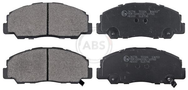 A.B.S. Bremseklosser 36736 A.B.S. 36736 originale Bremseklosser Feroza Hard Top (F300) hva koster
