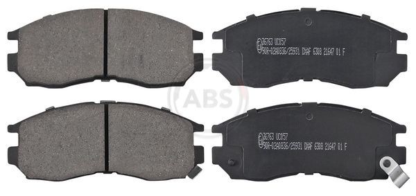 A.B.S. Brzdové doštičky/platničky 36763 A.B.S. 36763 Športové brzdové doštičky Mitsubishi Colt 4 originálne cena