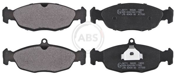 A.B.S. Jarrupalat, levyjarru 36771 36771 A.B.S. Kilpajarrupalat Chevrolet S10 hinta