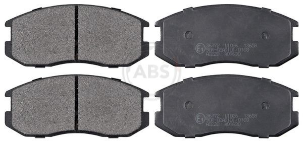 A.B.S. Τακάκια φρένων 36772 A.B.S. 36772 Τακάκια φρένων MITSUBISHI Lancer IV Sedan (C6_A, C7_A) 1.6 GLX (C63A) 124 PS 1990