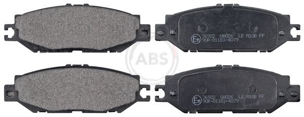 A.B.S. Bremseklodser 36922 A.B.S. 36922 originale Lexus LS UCF20 Sports bremseklodser hvad koster