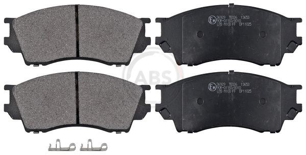 A.B.S. Brzdové doštičky/platničky 36929 A.B.S. 36929 Brzdové doštičky/platničky MAZDA Rad B Pick-up (UF) 1.6 82 KS 1992