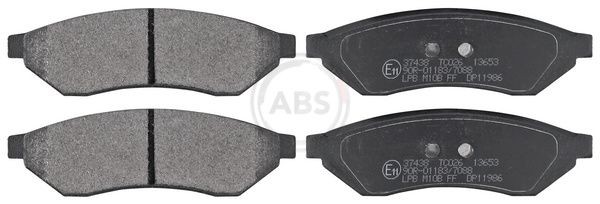Plaquettes de frein A.B.S. 37438 A.B.S. 37438 Plaquettes CHEVROLET EPICA 2013