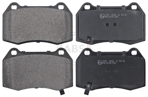 A.B.S. Kit pastiglie freni 37451 A.B.S. 37451 Kit pastiglie freno Nissan 350z Coupe prezzo