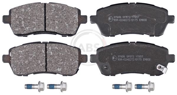 Pastilhas de travão A.B.S. 37606 A.B.S. 37606: Jogo de pastilhas de travão Mazda 2 2011