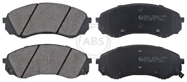 A.B.S. Brake pad set 37618 37618 A.B.S. brake pads for HYUNDAI i10