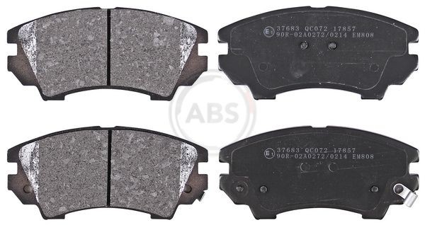 A.B.S. Plaquettes de frein 37683 Saab 9-7X Plaquette de frein sport A.B.S. 37683