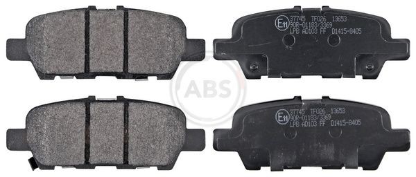 A.B.S. Brzdové doštičky/platničky 37745 A.B.S. 37745 Športové brzdové doštičky Tiida C12 Hatchback cena