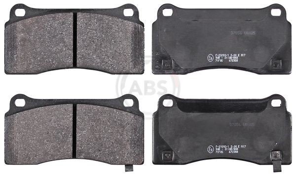 A.B.S. Piduriklotsid 37856 A.B.S. 37856 Piduriklotsid Nissan GT-R R35 hind