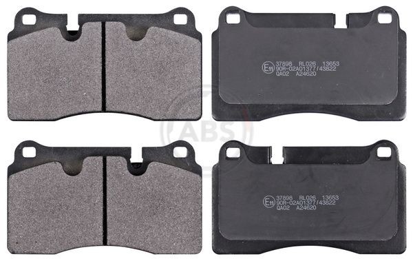 Plaquettes de frein A.B.S. 37898 A.B.S. 37898: Freins, plaquettes de freins Aston Martin VANTAGE 2010