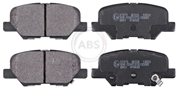 A.B.S. Pastilhas de travão 37975 37975 Pastilhas de travão desportivas CITROËN DS3 A.B.S.