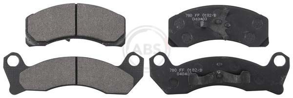 A.B.S. Bremseklodser 38200 A.B.S. 38200 Town Car II Bremseklodssæt pris