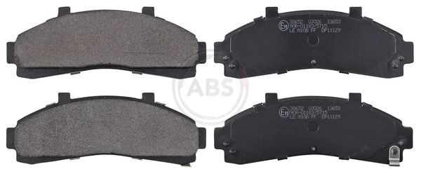 A.B.S. Brzdové doštičky/platničky 38652 A.B.S. 38652 Brzdové doštičky/platničky FORD Ranger Mk2 (ER, EQ) 2.5 D 4x4 115 KS 2000