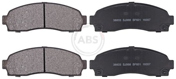Brzdové doštičky/platničky A.B.S. 38833 A.B.S. 38833 Brzdové obloženie FORD USA EXPLORER 2004