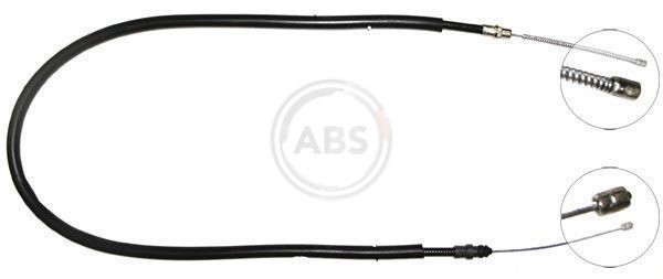 A.B.S. Cabo de aço, travão de estacionamento K11116 A.B.S. K11116 originais Travão de estacionamento Clio 1 Van custo