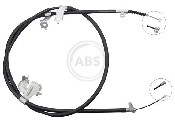 A.B.S. Håndbremsekabel K12064 A.B.S. K12064 Nissan Qashqai 2 Håndbremsen pris